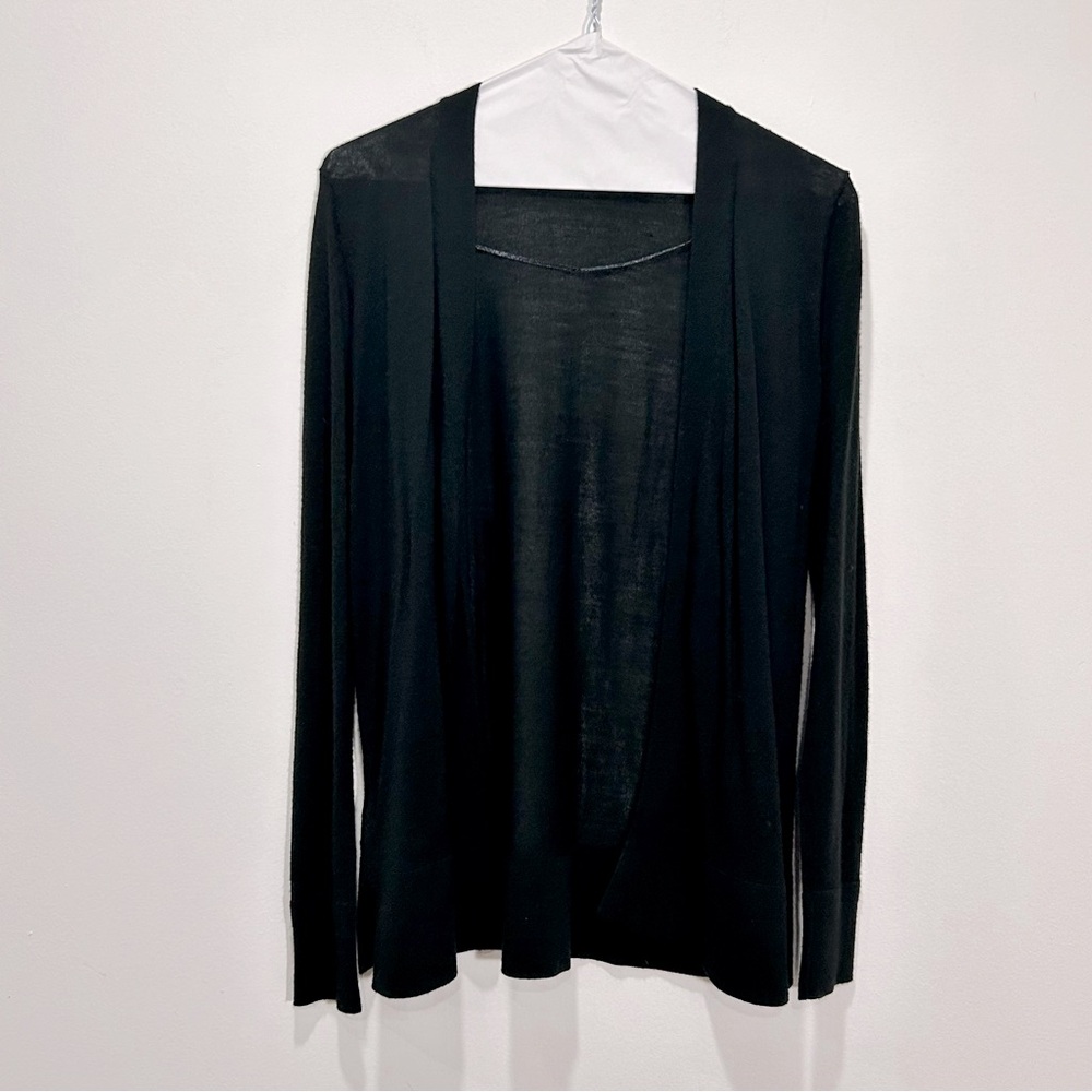 LOFT Black Wool Cardigan in Women's Size X-Small - Picture 1 of 6
